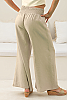 Linen Flood Pant Natural Back