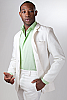 Mens Custom Linen Suit Jacket Beach Weddings & Grooms White