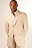 Mens Custom Linen Suit Jacket Beach Weddings & Grooms Natural