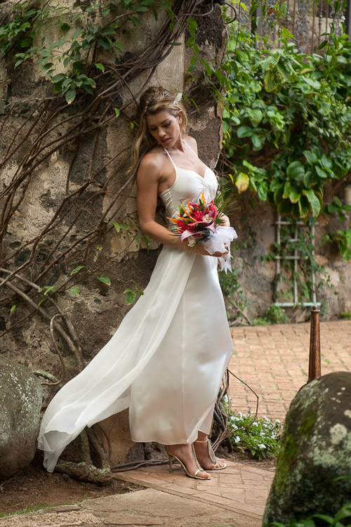 Silk Chiffon Wedding Dress - Island Importer