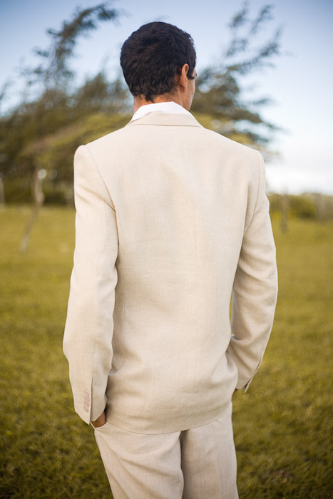 Men's Linen White Suit Jacket - Beach Wedding - Island Importer