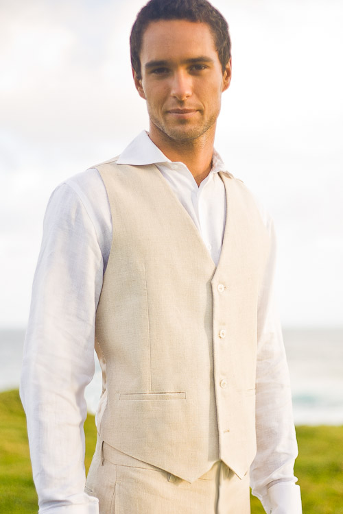 bedriegen Donder uitvinden Men's Linen Amalfi Suit Vest for Beach Weddings - Island Importer