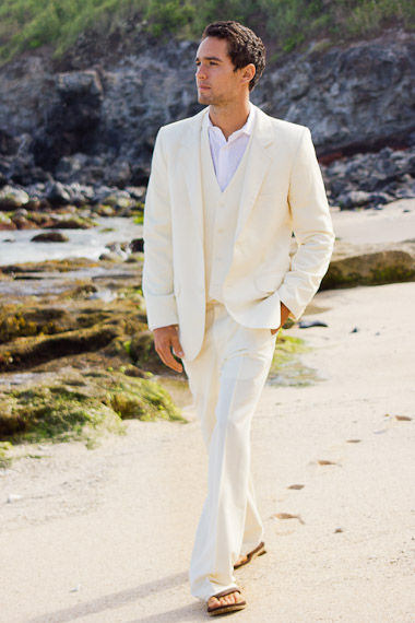 Men S Custom Silk Blend Suit Beach Wedding Island Importer