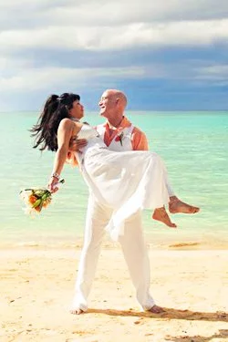 island wedding attire
